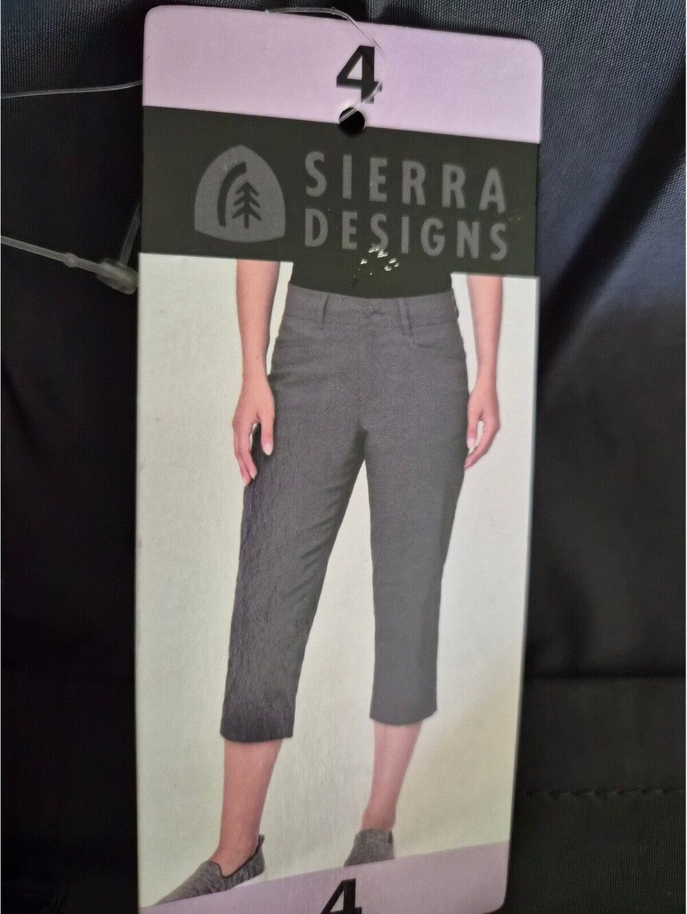 Sierra Designs Women's Gray Capri Pants Size 4 0459